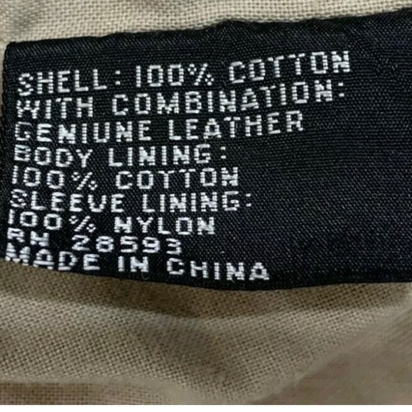 Vintage Members Only Racer Jacket Cotton Leather - Picture 5 of 8